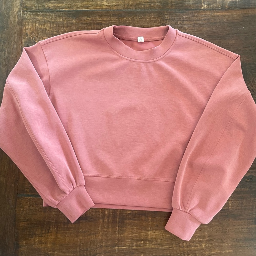 Lululemon Softstream Cropped Sweatshirt (Size 2)